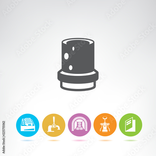 wine and beer icons