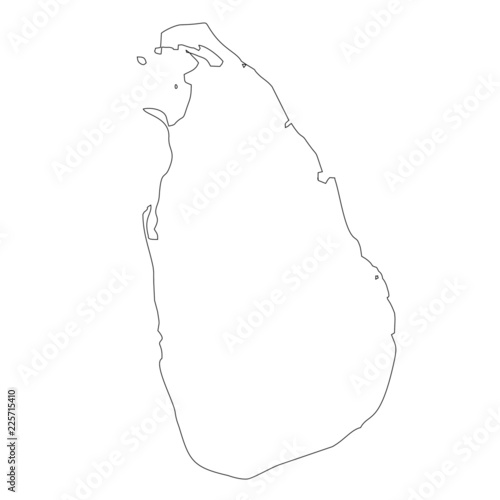 Map of Sri lanka