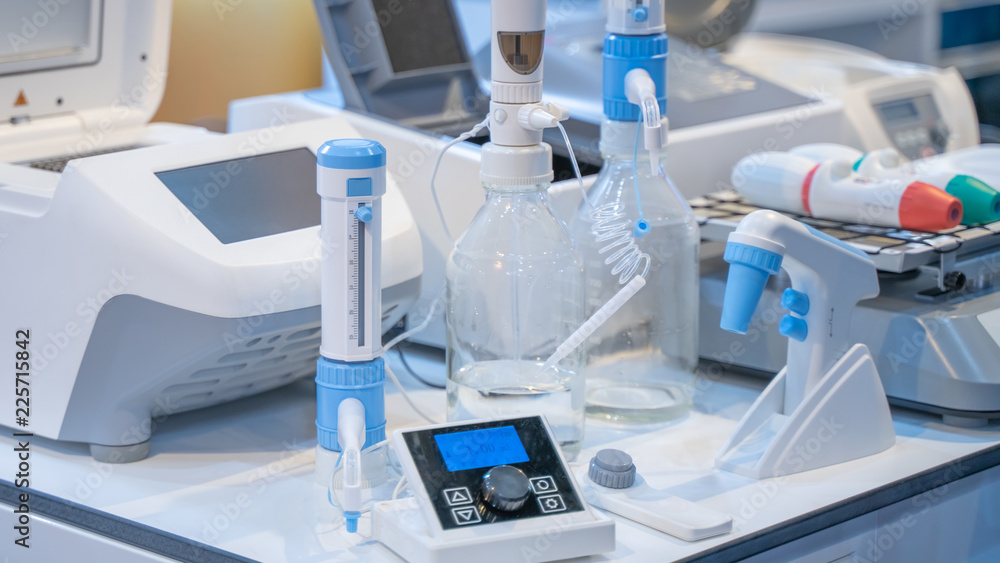 Medical Laboratory Equipment, Chemistry Lab Supplies, Testing Equipment And  Analytical Scientific Instruments Stock-Foto | Adobe Stock