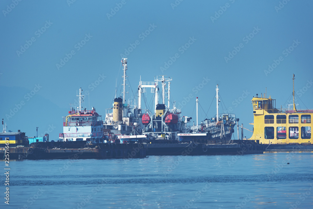 Logistics and transportation of International Container Cargo ship in the ocean Logistics and transportation of International Container Cargo ship in the ocean