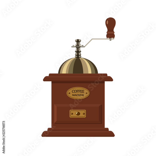 Coffee mill isolated on white background