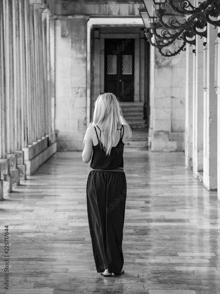 Naklejka premium Corfu Island and Ionian sea