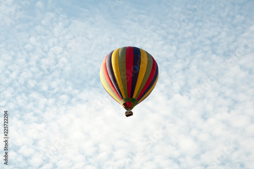 Colourful hot air balloon 