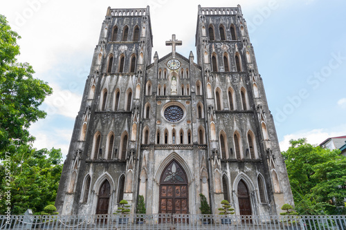 St Joseph's Cathedral is a old church Its a late 19th-century Gothic Revival (Neo-Gothic style) in OLD QUARTER CITY. on 07 29 2018