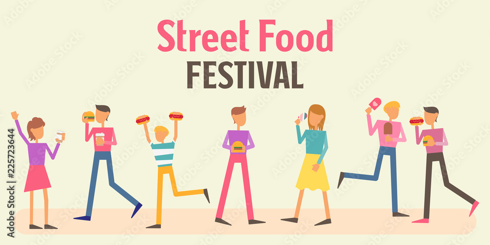Street Food Festival Banner Street Food Festival Banner