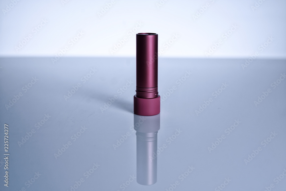 Dark Rose Pink Lipstick on white isolated background Dark Rose Pink Lipstick on white isolated background