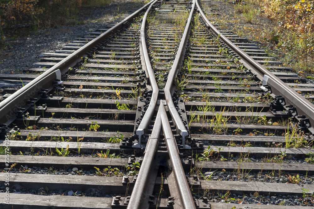 Fototapeta premium The old railway.