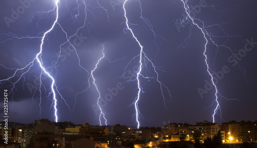 Big lightning storm at Granollers