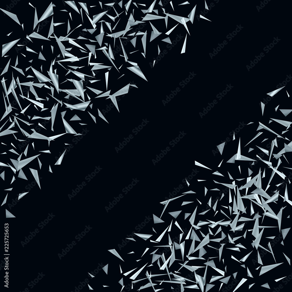 Silver triangles, fragments not a dark background Modern background for wallpaper, packaging, banner, covers, tiles, printing, advertising Silver triangles, fragments not a dark background Modern background for wallpaper, packaging, banner, covers, tiles, printing, advertising