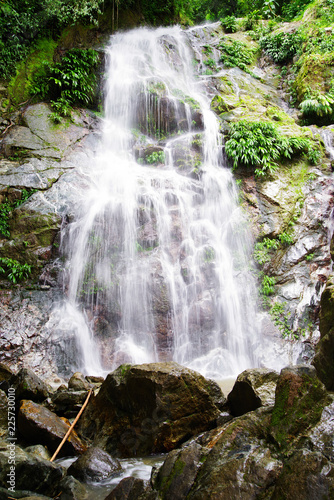 Marinka Waterfall in Minca  Colombia  South America