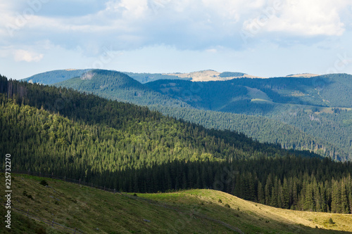 Landscape in the Ukrainian Carpathians