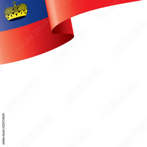 liechtenstein flag, vector illustration on a white background.