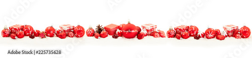 Merry Christmas Greeting Card panorama background