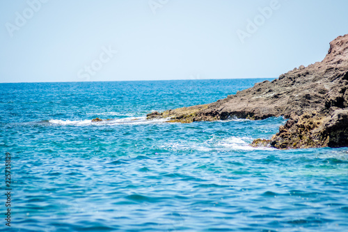 Saaidia island and waves