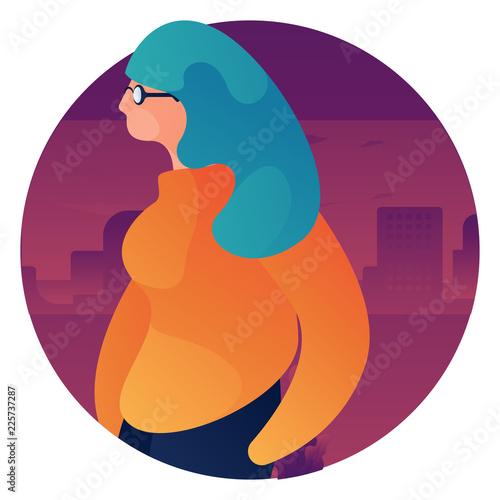 Middle aged woman