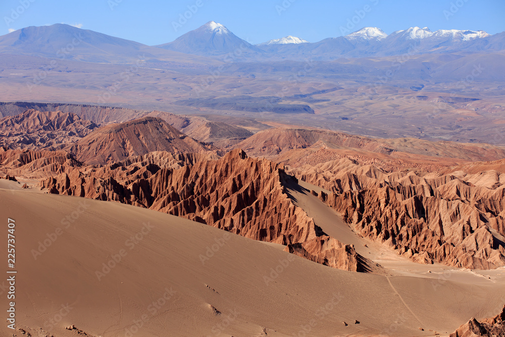 Naklejka premium Atacama Wüste Valle de la Muerte