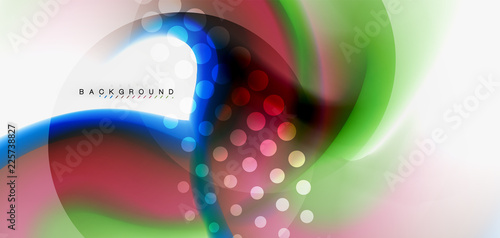 Fluid flowing wave abstract background