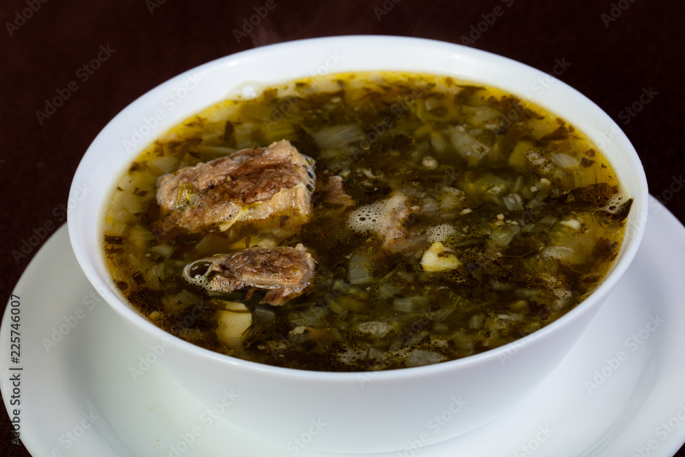 Hashlama soup with lamb Hashlama soup with lamb