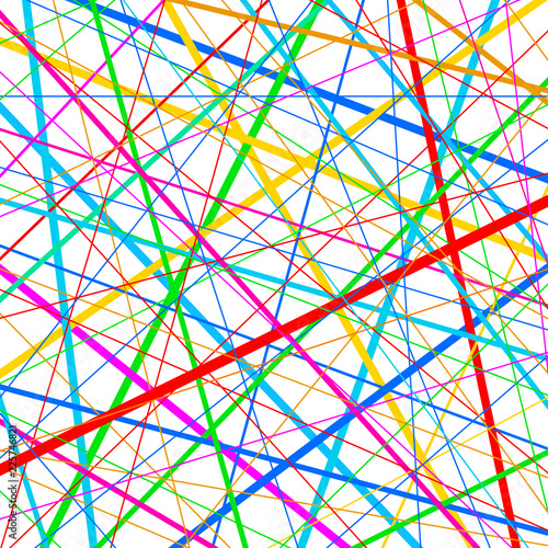 Abstract direct colourful lines
