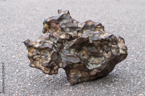 Iron meteorite photo