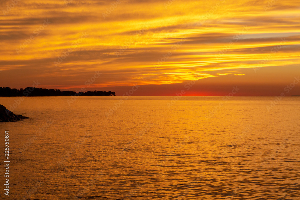 Sunset Lake Ontario Sunset Lake Ontario