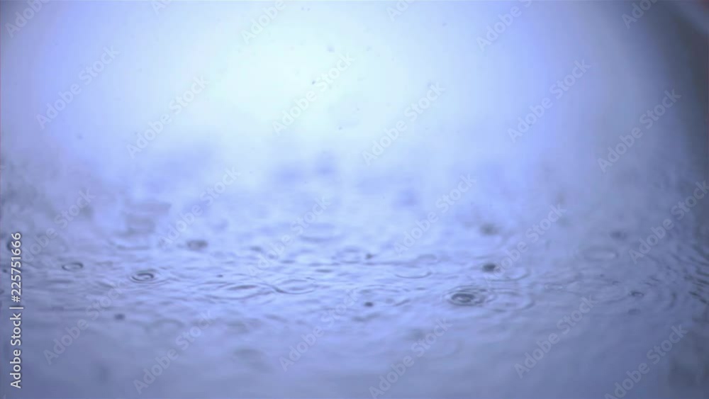 Loop of Drizzle in super slow motion