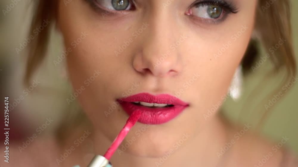 A beautiful, modest Russian girl looks up and looks past the camera. Lovely young look. A beautiful, modest Russian girl looks up and looks past the camera. Lovely young look.