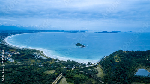 Aerial view of the beach of Pontal de Arraial do Cabo