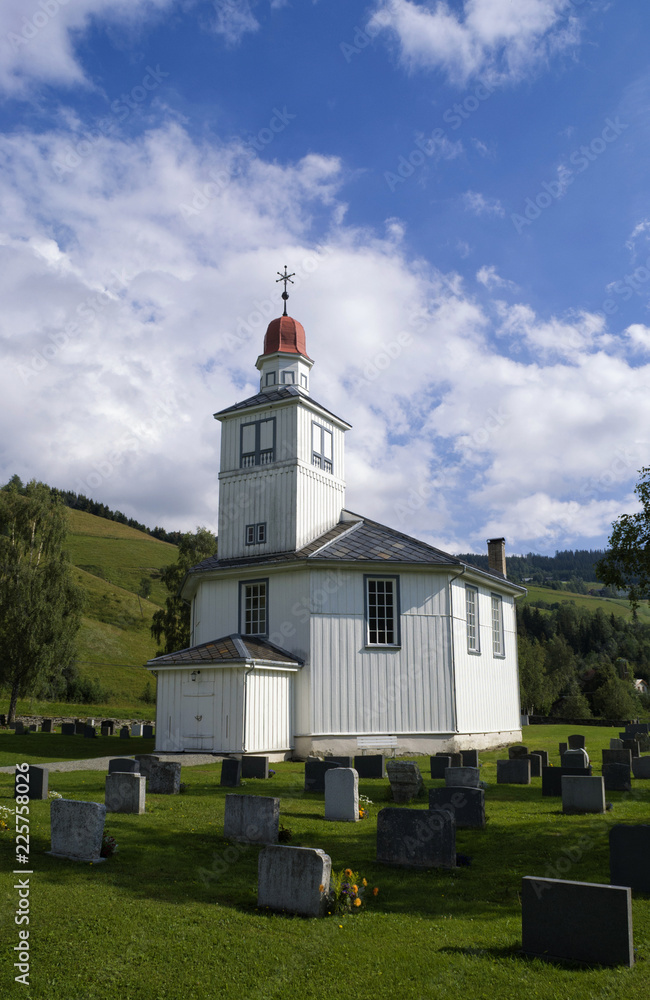Svatsum church near Gausdal