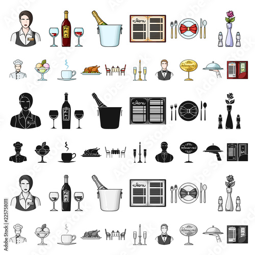Pest, poison, personnel and equipment cartoon icons in set collection for design. Pest control service vector symbol stock web illustration.