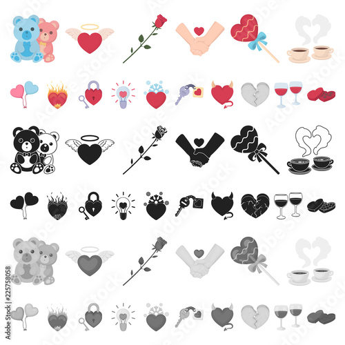 Pizza and pizzeria cartoon icons in set collection for design. Staff and equipment vector symbol stock web illustration.