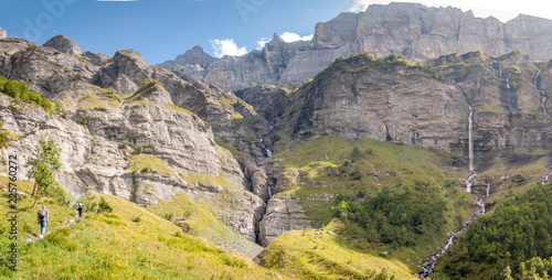 Canvastavla Le Bout du Monde dans le Cirque du Fer à Cheval