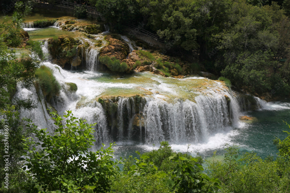 Waterfalls in Krka National Park, Croatia