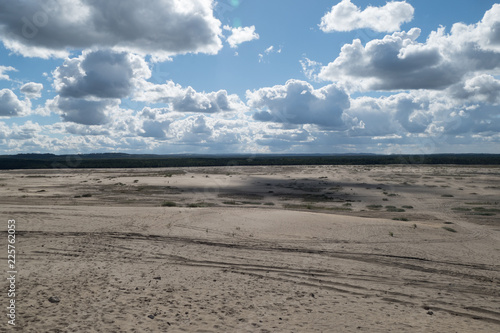 Pustynia Bledowska desert in the southern poland photo