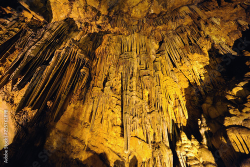 Beautiful view of Dim Magarasi cave in Turkey photo