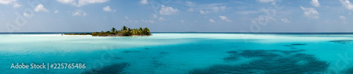 Maldives - Panorama de l'île d'Hamza