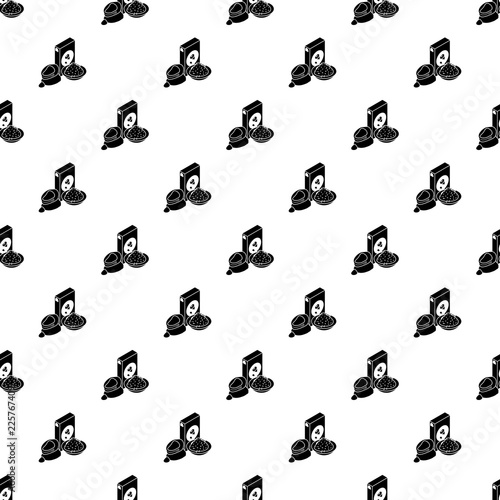 Corn flour pattern vector seamless repeating for any web design