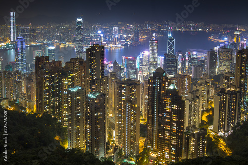 Hongkong night view