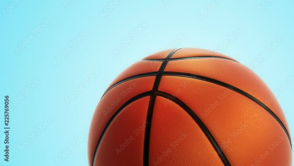 Animation of slow rotation ball for basketball game. View of close-up with realistic texture and light. Animation of seamless loop. Animation of slow rotation ball for basketball game. View of close-up with realistic texture and light. Animation of seamless loop.