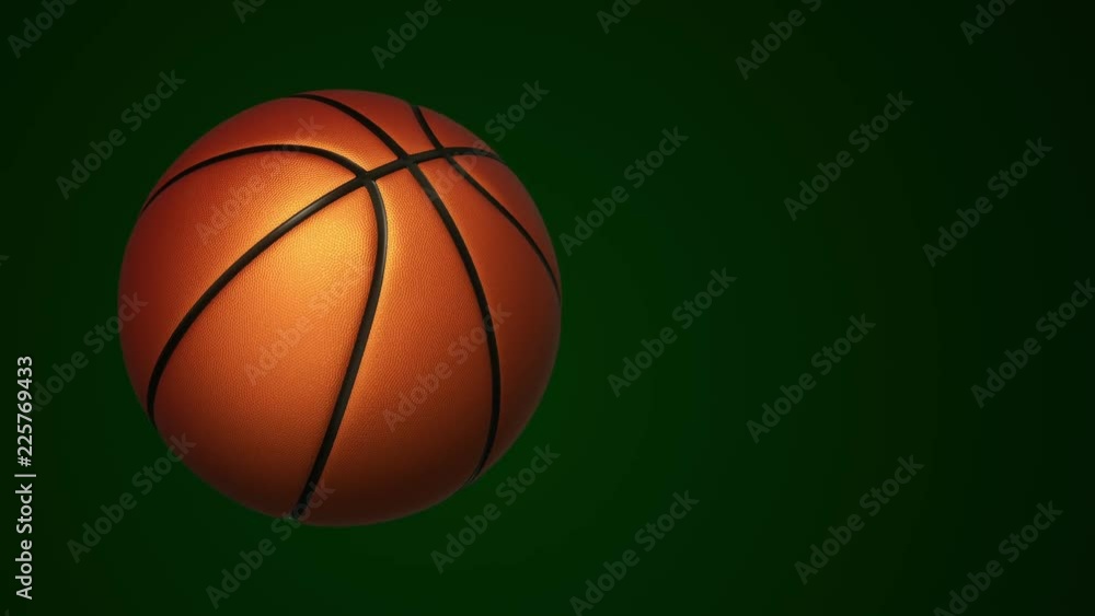 Animation of slow rotation ball for basketball game. View of close-up with realistic texture and light. Animation of seamless loop. Animation of slow rotation ball for basketball game. View of close-up with realistic texture and light. Animation of seamless loop.