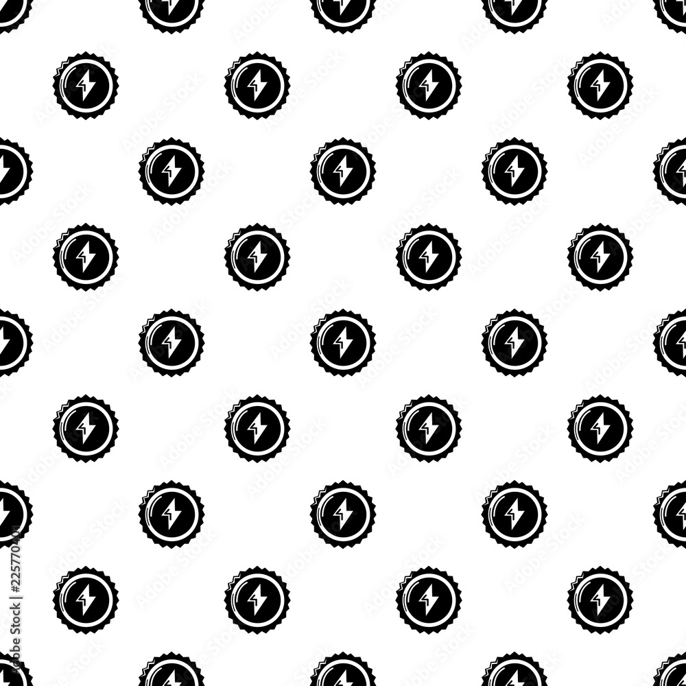 Energy drink bottle cap pattern vector seamless repeating for any web design Energy drink bottle cap pattern vector seamless repeating for any web design