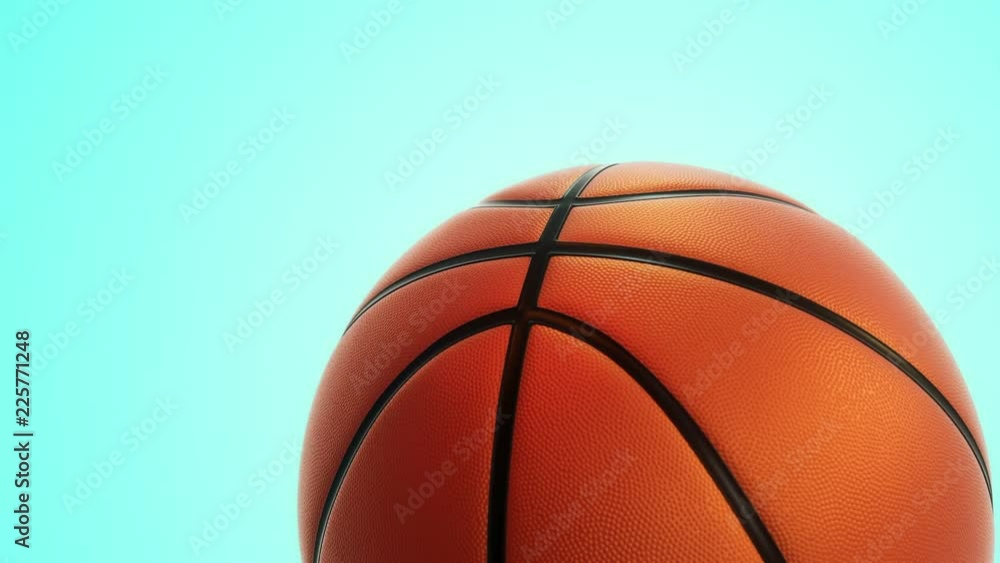 Animation of slow rotation ball for basketball game. View of close-up with realistic texture and light. Animation of seamless loop. Animation of slow rotation ball for basketball game. View of close-up with realistic texture and light. Animation of seamless loop.