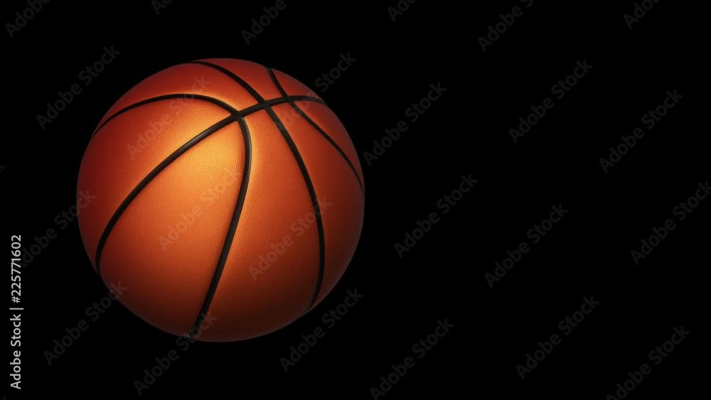 Animation of slow rotation ball for basketball game. View of close-up with realistic texture and light. Animation of seamless loop. Animation of slow rotation ball for basketball game. View of close-up with realistic texture and light. Animation of seamless loop.