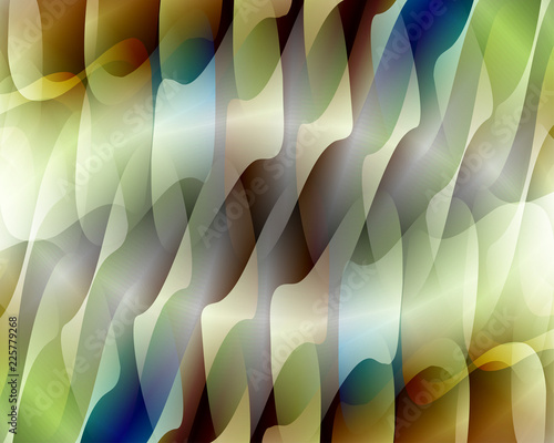 Pattern by overlapping gradation