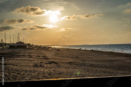 Saaidia island and waves photo