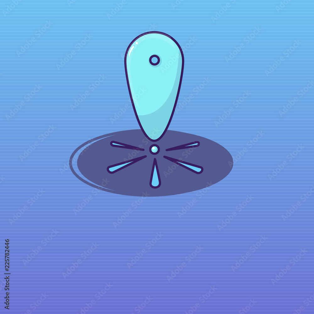 Flat design business Vector Illustration concept Empty copy space ...