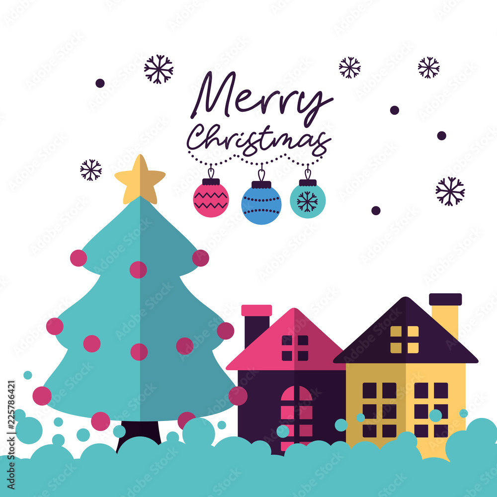Fototapeta premium merry christmas card