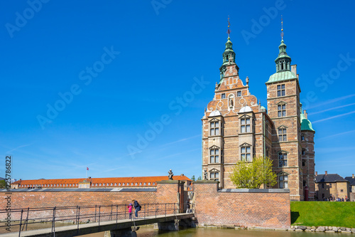 Canvas Print Rosenborg Castle landmark in Copenhagen city, Denmark