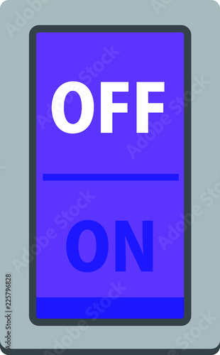 Colorful on-off switch