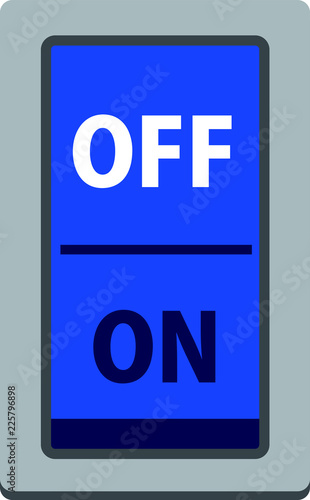 Colorful on-off switch